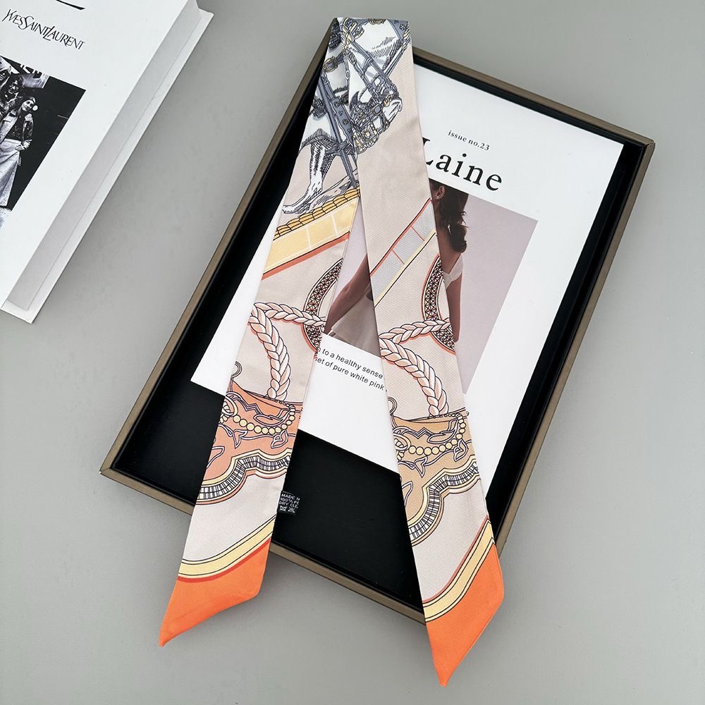 Face Scarf Mask - Yeni Uzun Eyer Eşarp Simüle Ipek