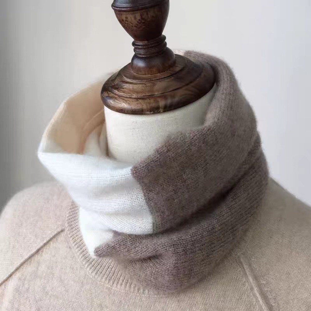 Infinity Scarf Knit - Yumuşak Eklemeli Renkli Sonsuzluk Eşarbı Rüzgar
