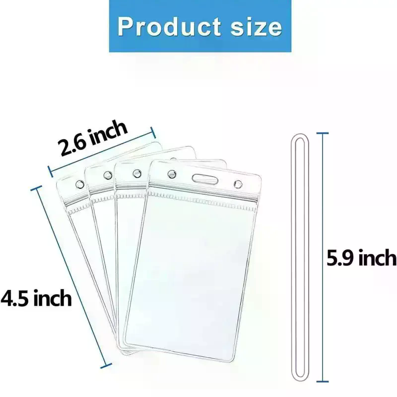 10 Adet Şeffaf Plastik Kimlik  - Lanyard Badge Holder incelemesi ve fiyatı