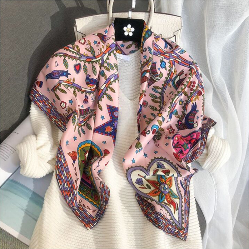 2024 90*90cm kare eşarp dimi p - Ascot Neck Scarf incelemesi ve fiyatı