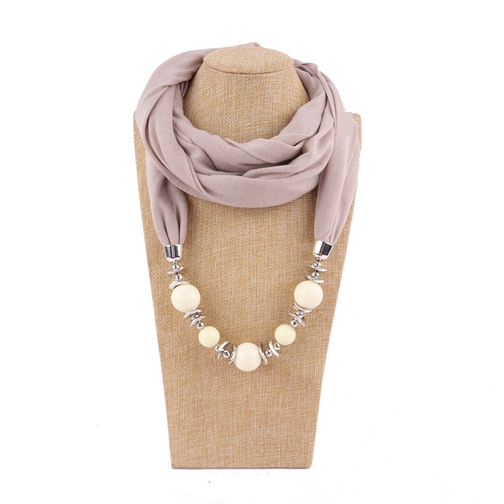 Yeni Şifon Eşarp Boncuklu Düz  - Infinity Scarf Knit incelemesi ve fiyatı