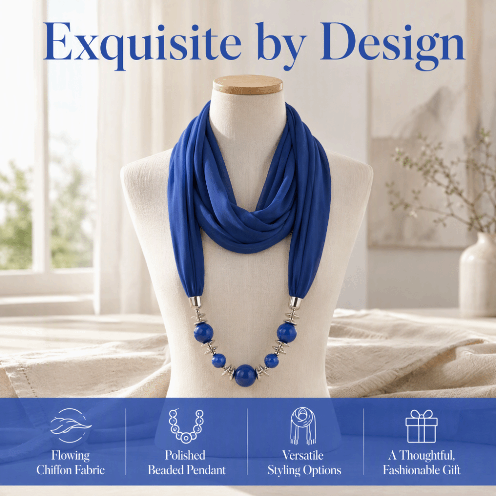 Şifon Eşarp Düz Renk Boncuklu  - Infinity Scarf Knit incelemesi ve fiyatı