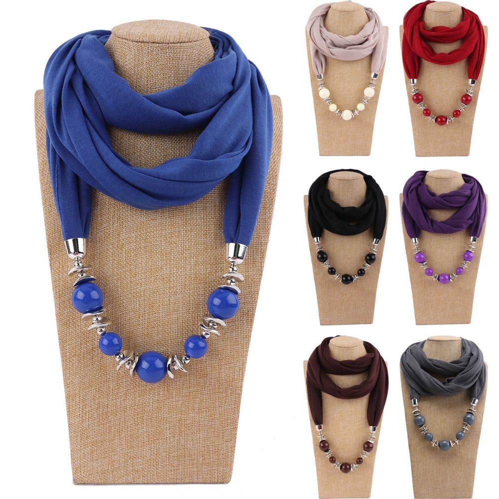 Şifon Eşarp Düz Renk Boncuklu  - Infinity Scarf Knit incelemesi ve fiyatı