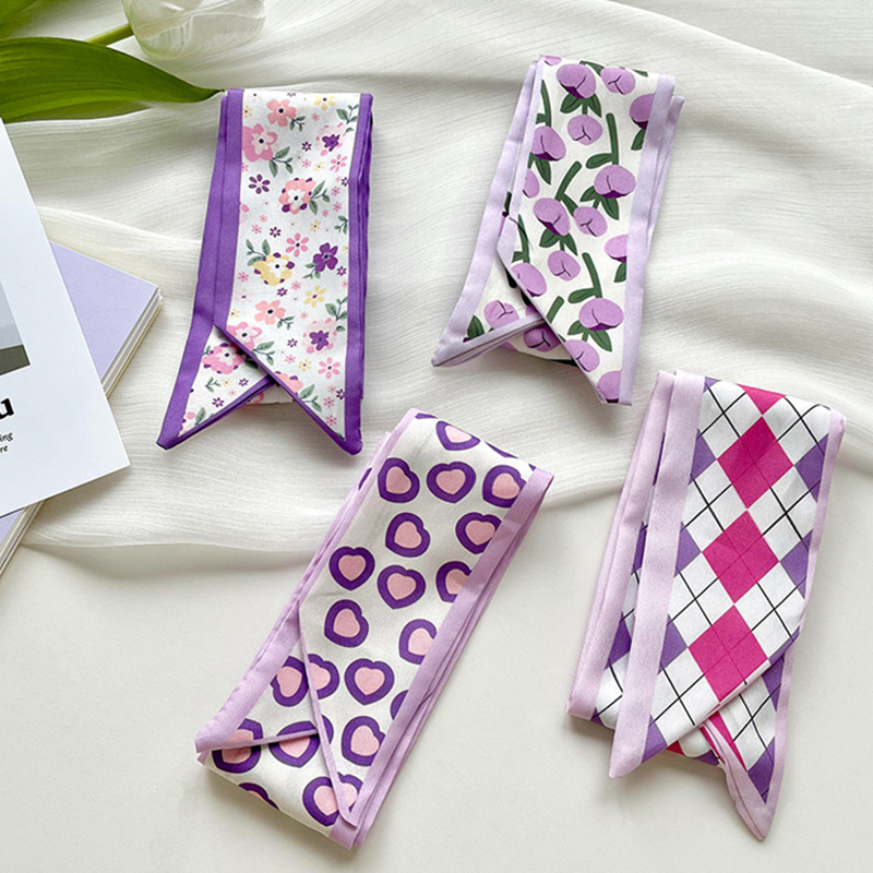 Yeni Lüks Dar Kısa kadının ipe - Ascot Neck Scarf incelemesi ve fiyatı