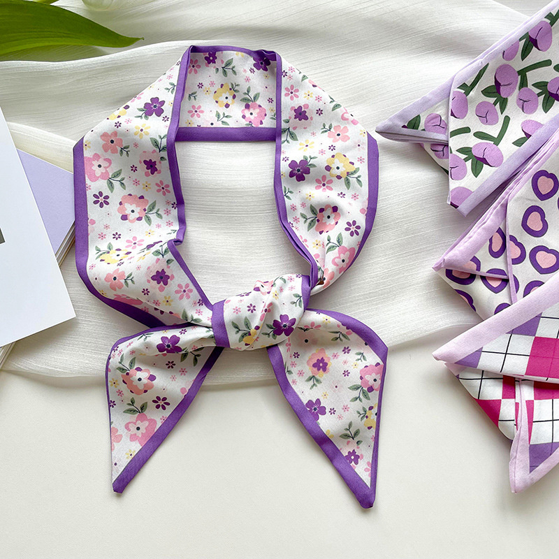 Yeni Lüks Dar Kısa kadının ipe - Ascot Neck Scarf incelemesi ve fiyatı