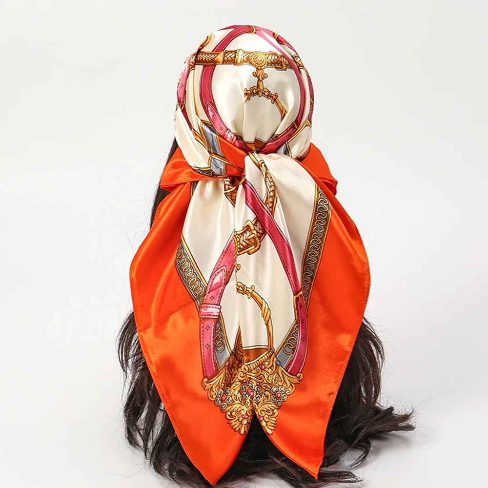 Moda Eşarplar 90*90cm Kadın Ba - Scarf Silk Square incelemesi ve fiyatı