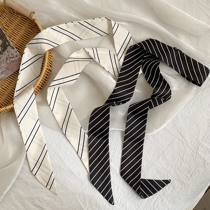 Yazlık yeni çizgili ipek eşarp - Silk Tie Striped incelemesi ve fiyatı